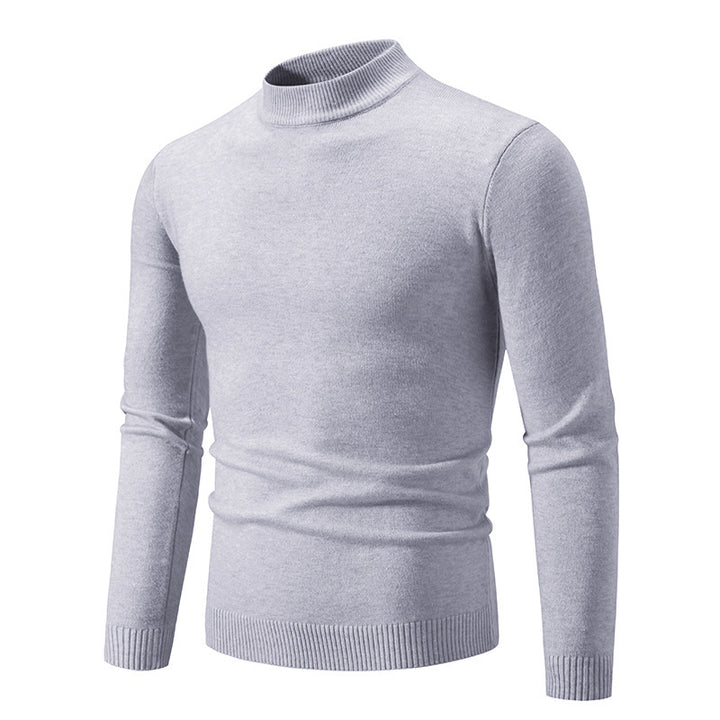 Herren Rollkragenpullover aus weichem Strickmaterial Drune