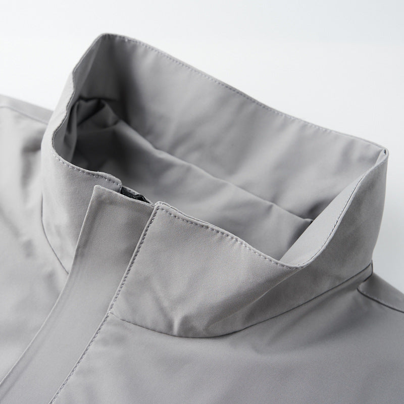 Herren sportliche Funktionsjacke mit innovativem Materialmix Drune