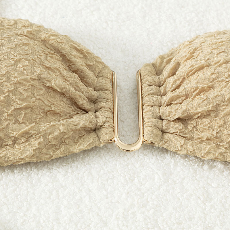 Damen Elegant gemustertes Bikini-Set mit raffinierten Akzenten Drune