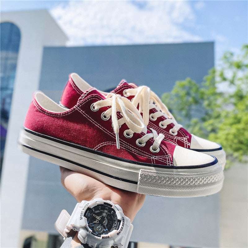 Damen Leichte Canvas-Sneaker mit rutschfester Sohle Drune