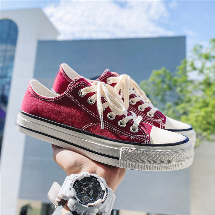 Damen Leichte Canvas-Sneaker mit rutschfester Sohle Drune