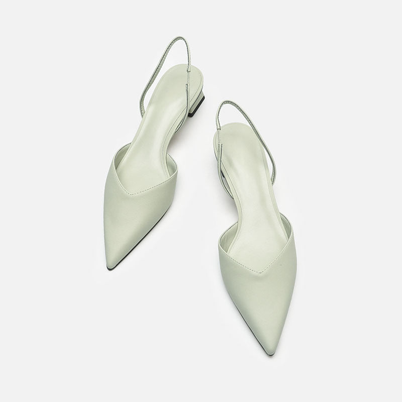 Damen Slingback Pumps mit stilvollem Überkreuzriemen Drune