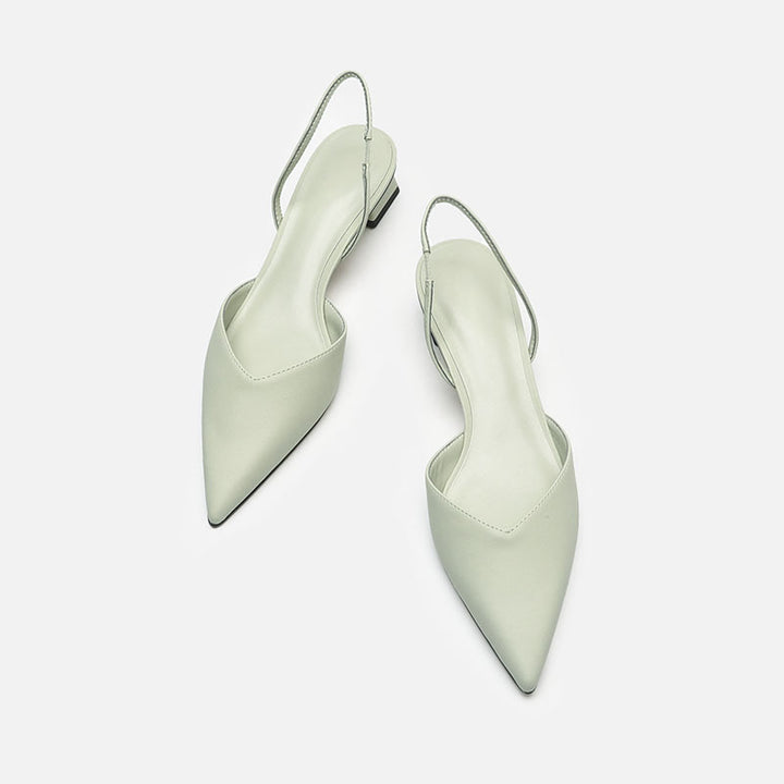 Damen Slingback Pumps mit stilvollem Überkreuzriemen Drune