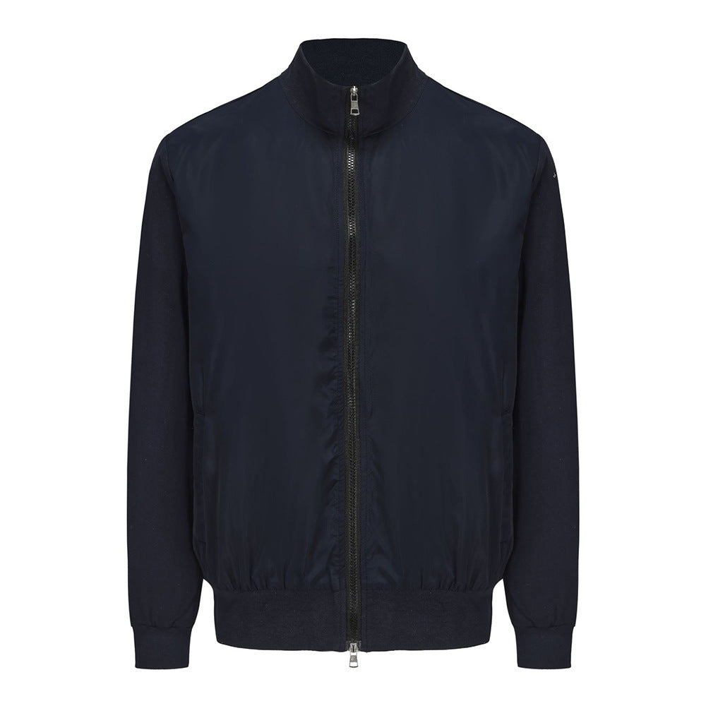 Herren lässige Sommerjacke im minimalistischen Design mit praktischen Reißverschlusstaschen Drune