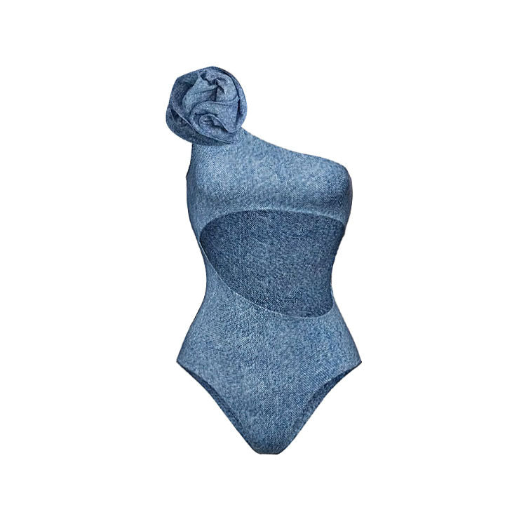 Damen Bikiniset mit eleganten Rüschen und stilvollem Überrock Drune