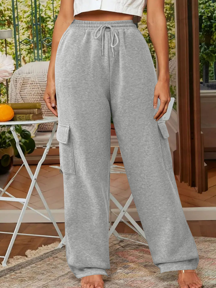 Damen Cargo-Hose mit lässigem Schnitt und elastischem Bund Drune