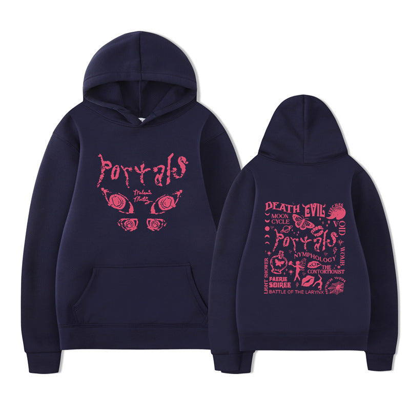 Damen Kapuzenpullover mit kreativem Motiv und bequemer Passform Drune