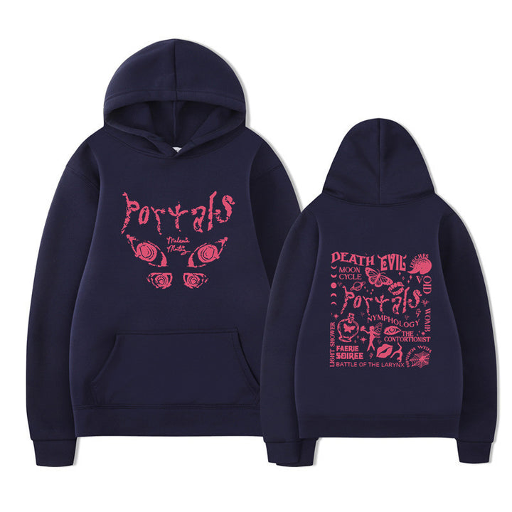 Damen Kapuzenpullover mit kreativem Motiv und bequemer Passform Drune