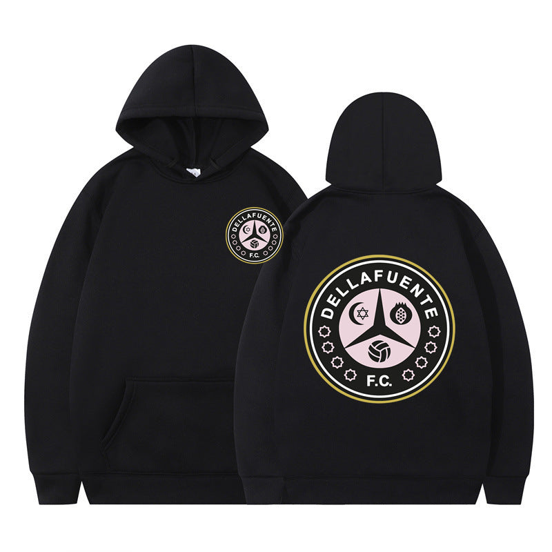 Damen Kapuzenpullover mit markantem Logo und weichem Fleece Drune
