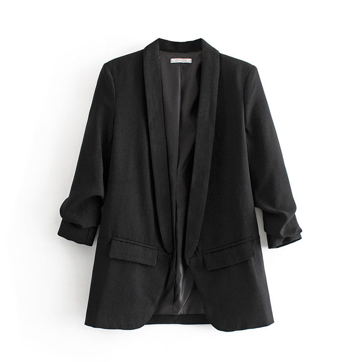 Damen Moderner Blazer mit eleganter Schnittführung und praktischen Taschen Drune