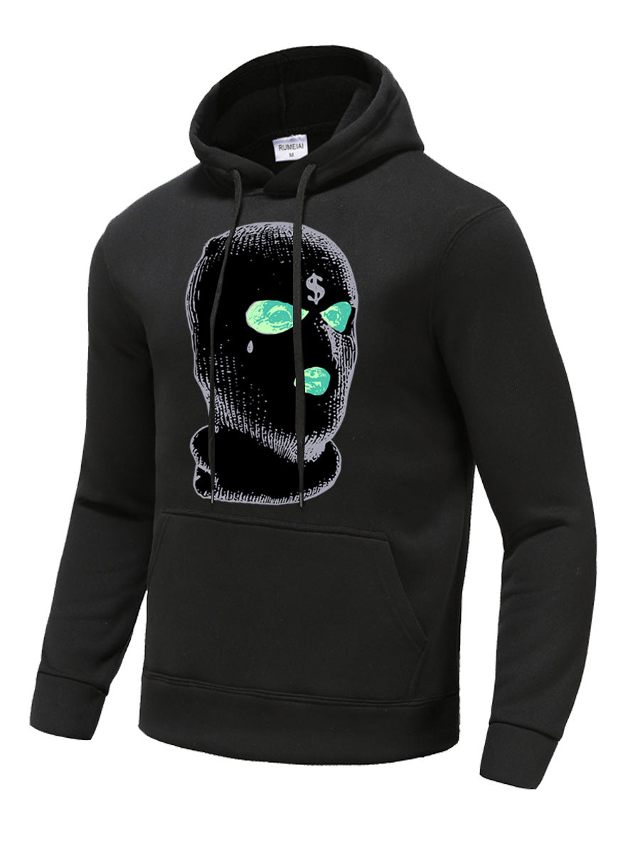 Herren Kapuzenpullover mit ausgefallenem Grafikdruck Drune