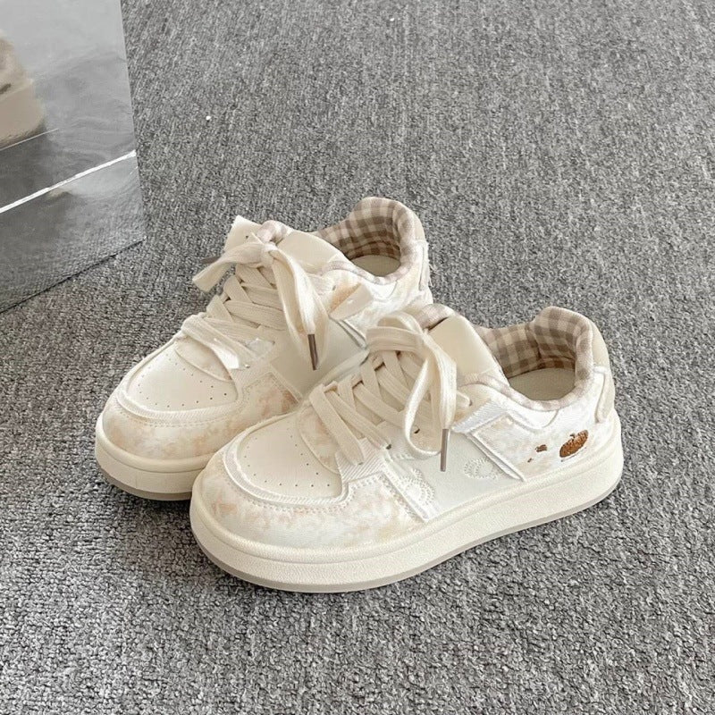 Damen Modische Sneakers mit verspieltem Tierdesign und komfortabler Sohle Drune