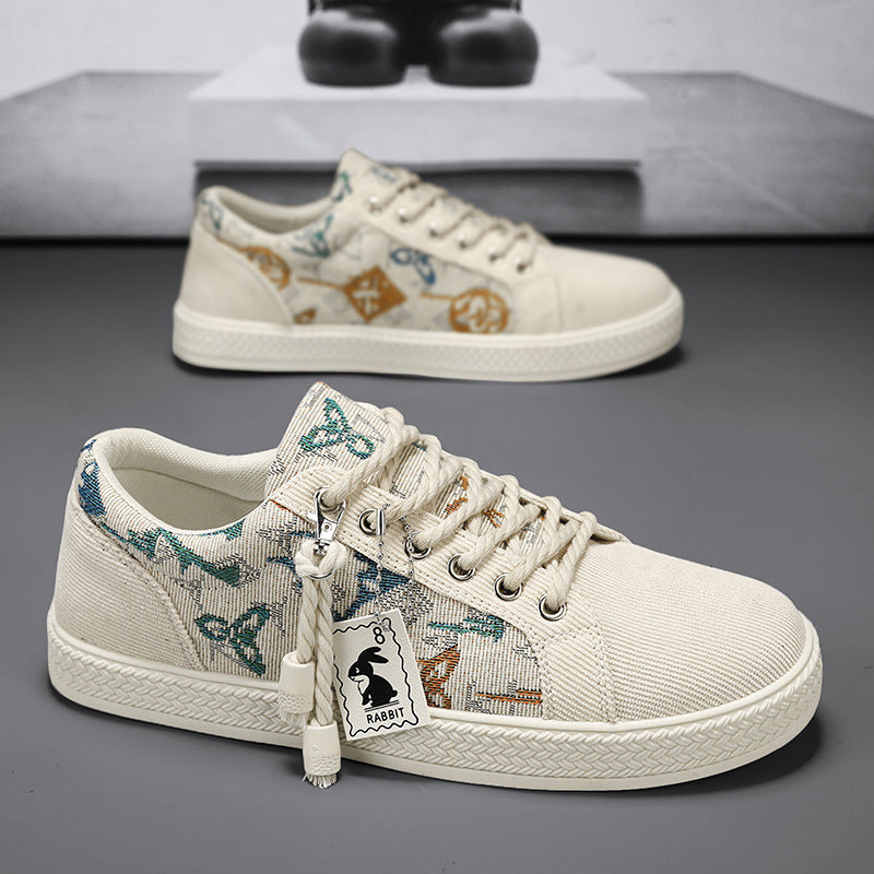Damen Modische Sneakers mit einzigartigem Textil-Design Drune