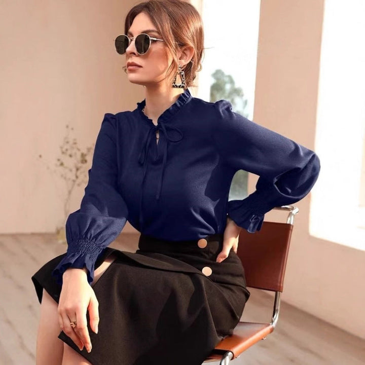 Drune | Satin Langarmshirt