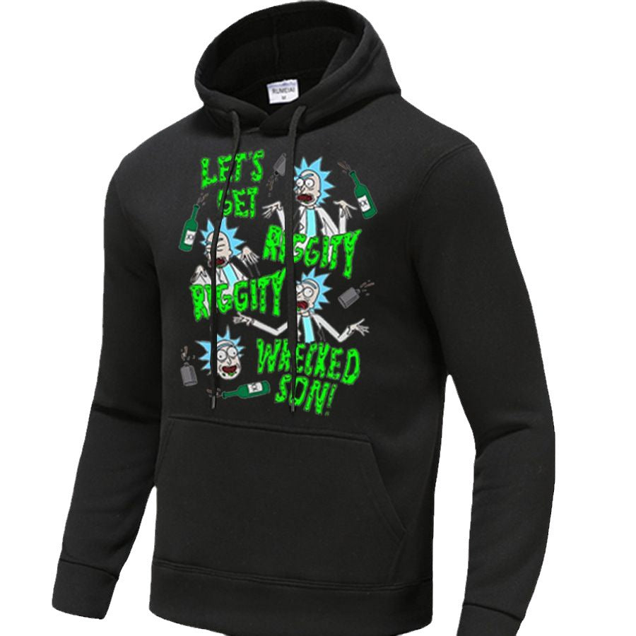 Herren Hoodie mit originellem Grafikdesign Drune