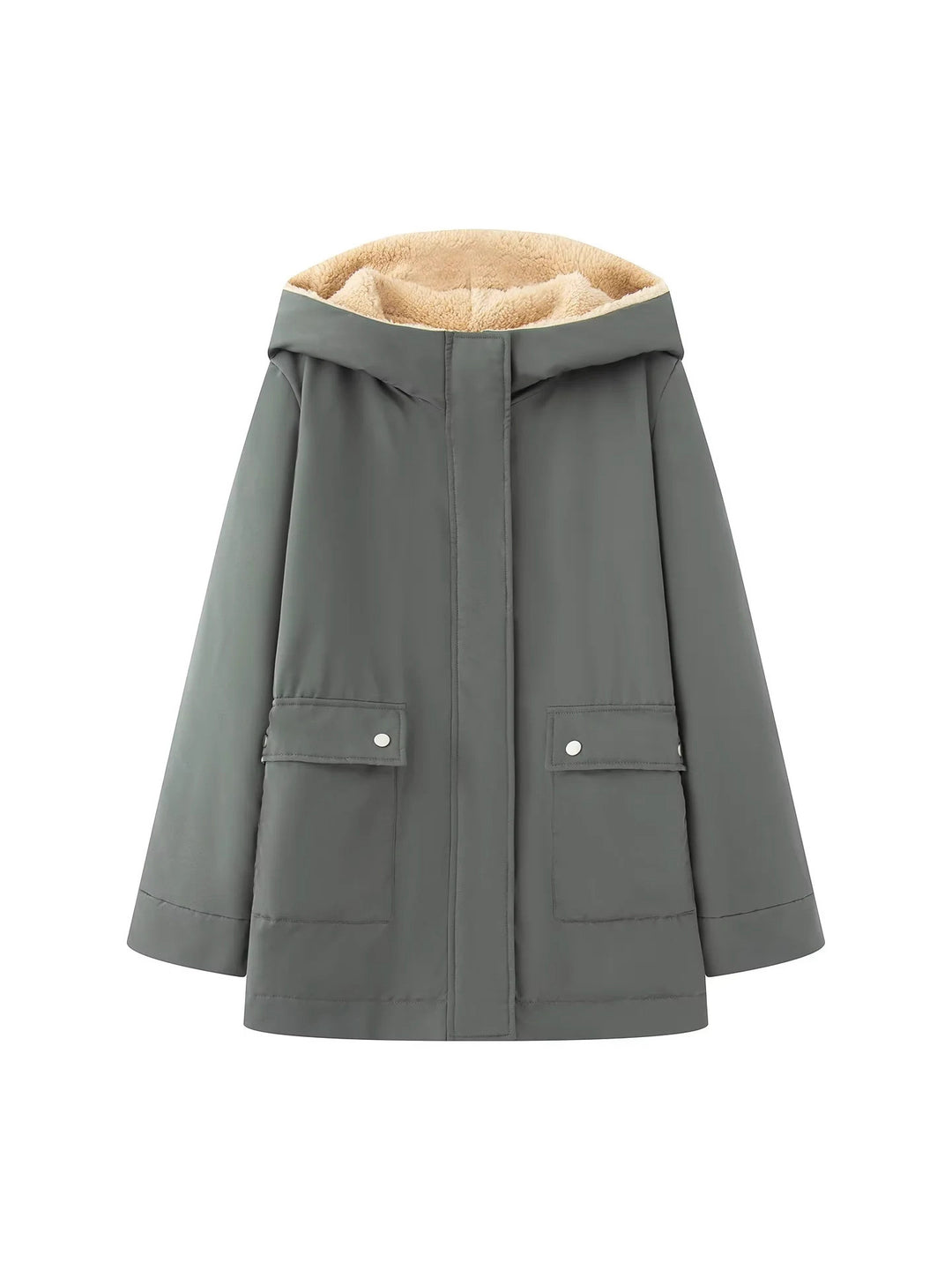 Damen Übergangsjacke mit kuscheligem Innenfutter und praktischen Taschen Drune