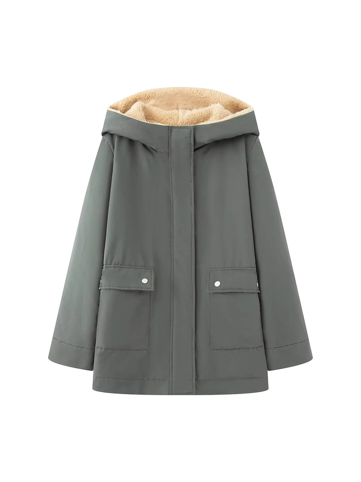 Damen Übergangsjacke mit kuscheligem Innenfutter und praktischen Taschen Drune
