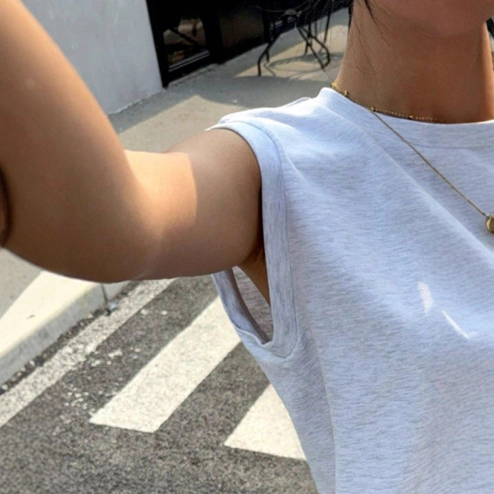 Damen lässiges Crop-Top und weite Freizeithosen Set Drune