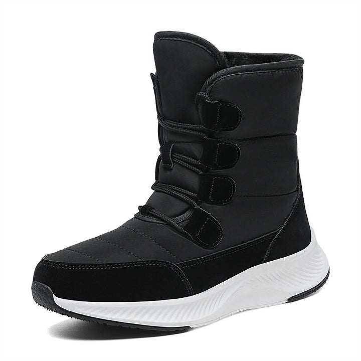 Damen Winterstiefel mit rutschfester Sohle und isolierender Fütterung Drune