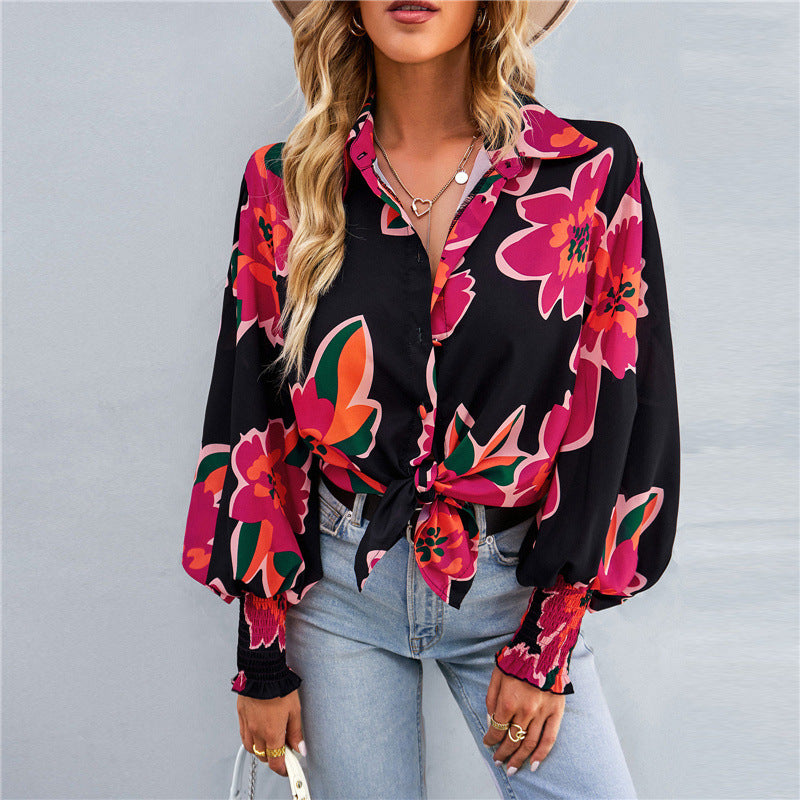 Damen Oversized Karo-Hemd mit Rüschendetails Drune