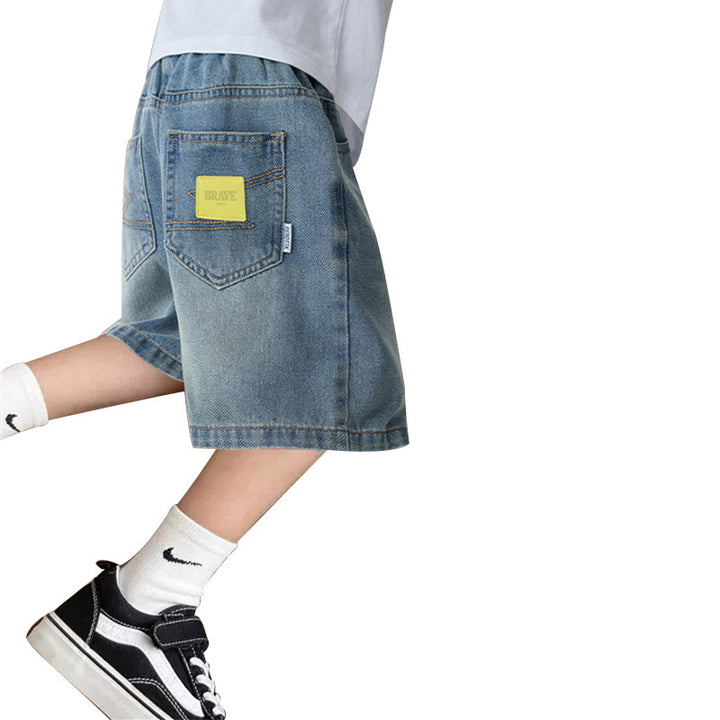 Jungen Denim-Shorts mit einzigartigem Design Drune