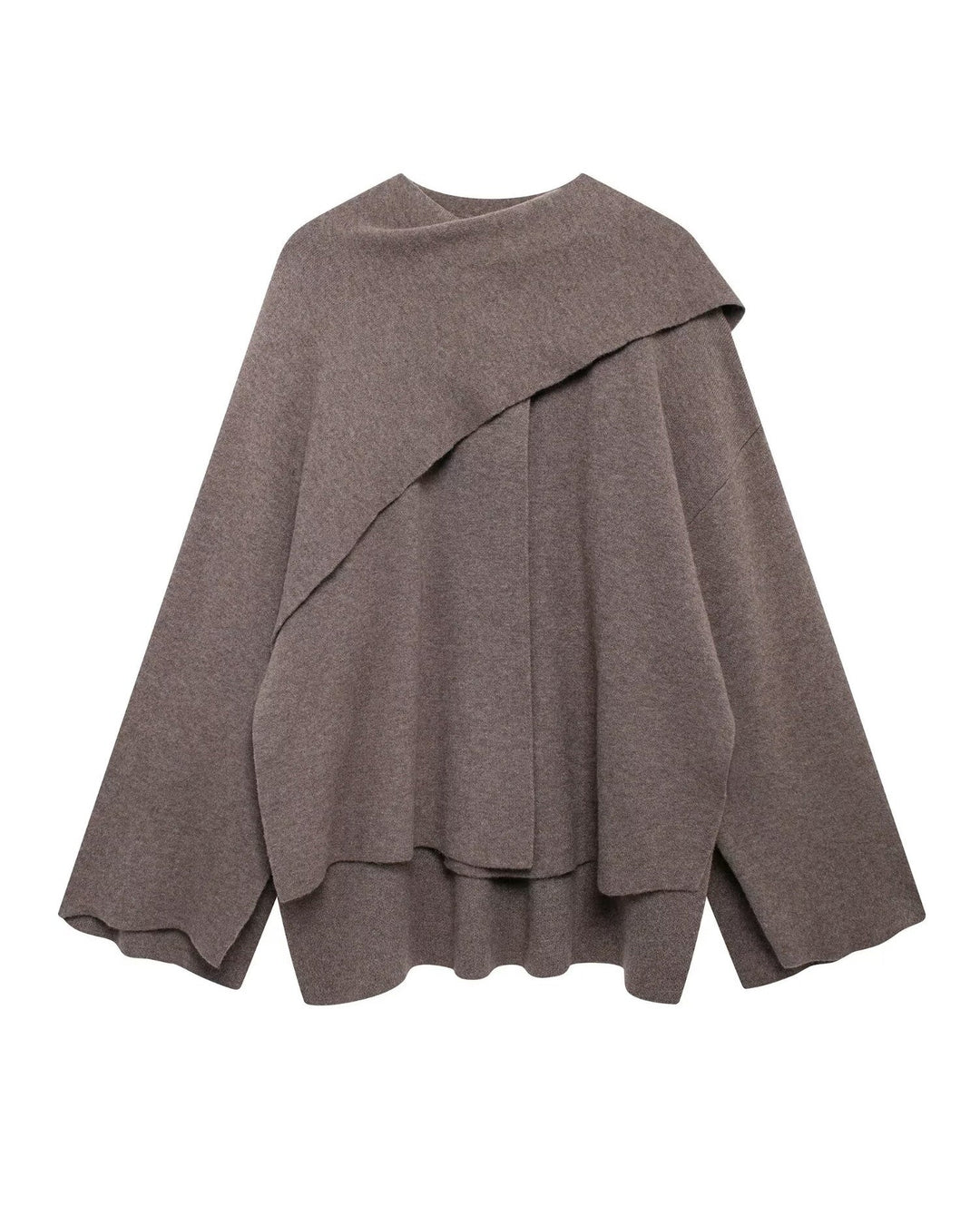 Drune | Schal Kurzer Strickmantel