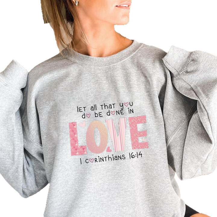 Damen Sweatshirt mit inspirierendem Druck und bequemer Passform Drune