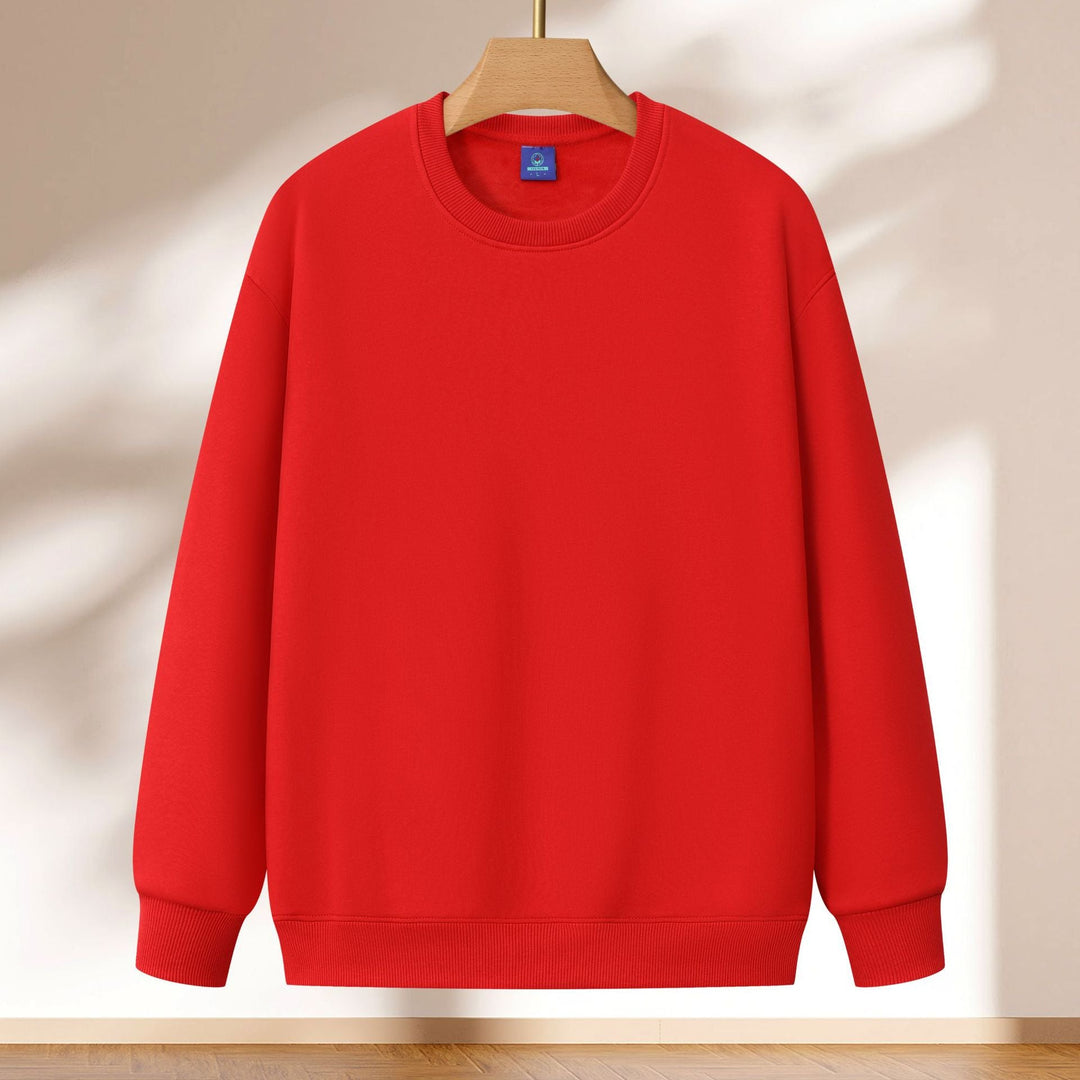 Damen lässiges Sweatshirt mit breiten Schultern und weichem Innenfutter Drune
