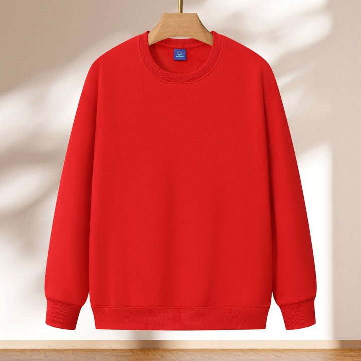 Damen lässiges Sweatshirt mit breiten Schultern und weichem Innenfutter Drune