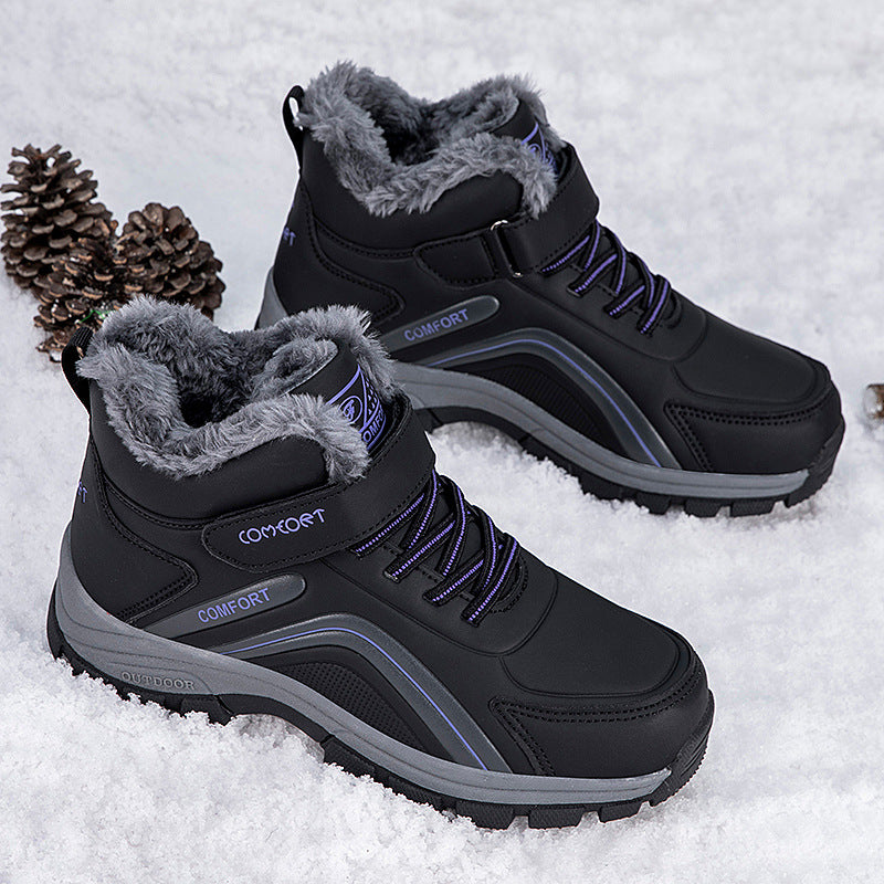 Damen wasserfeste Winterstiefel mit isolierendem Futter und rutschfester Sohle Drune