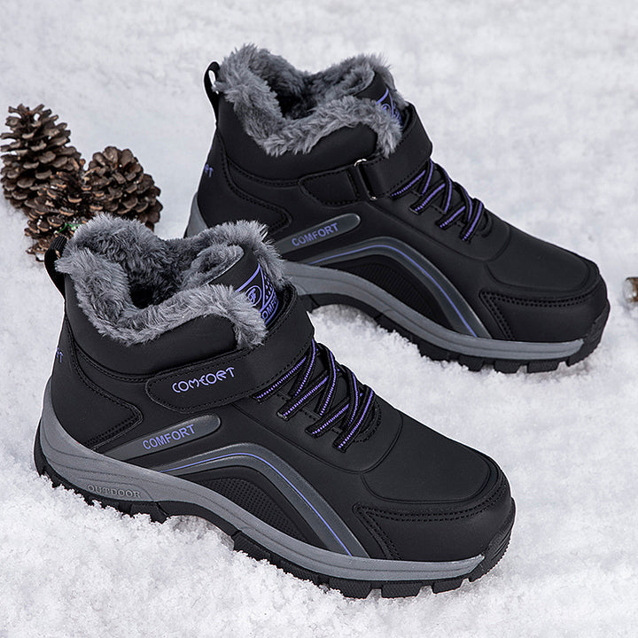 Damen wasserfeste Winterstiefel mit isolierendem Futter und rutschfester Sohle Drune