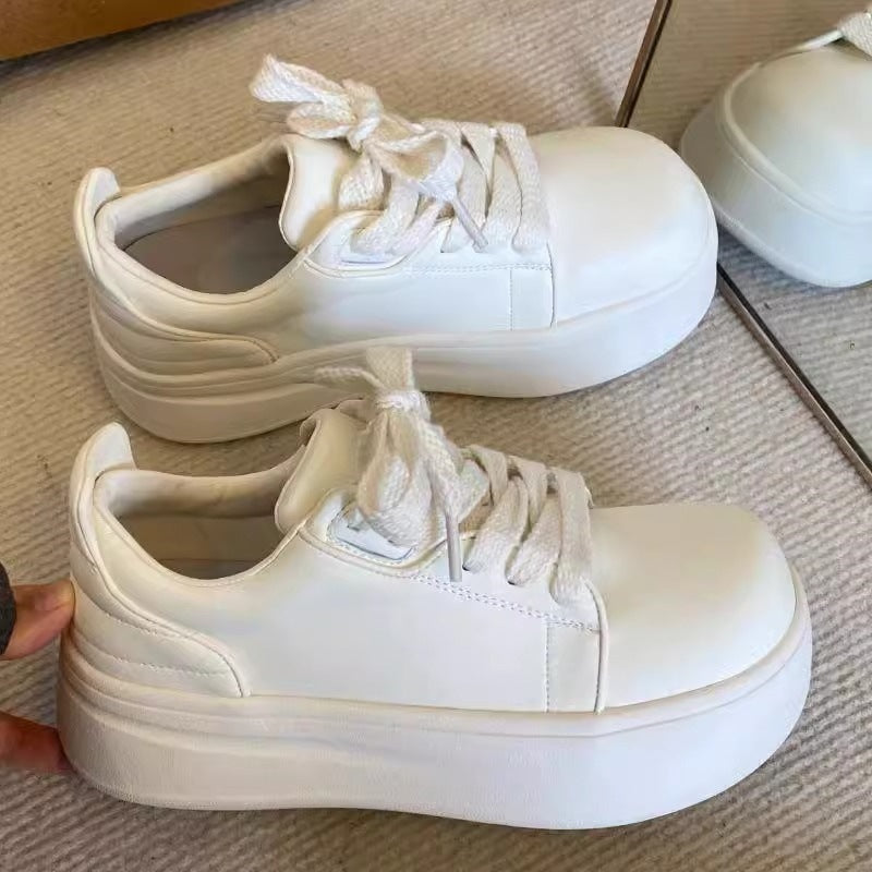 Damen Plateau Sneakers mit bequemer Dämpfung Drune