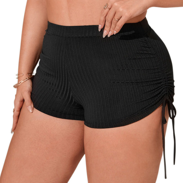 Damen Sportliche Badeshorts mit Raffungen Drune
