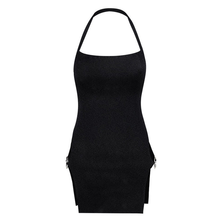 Damen Kleid mit seitlichen Ringdetails Drune