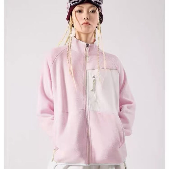 Damen funktionale Outdoor-Jacke mit praktischen Reißverschlusstaschen Drune