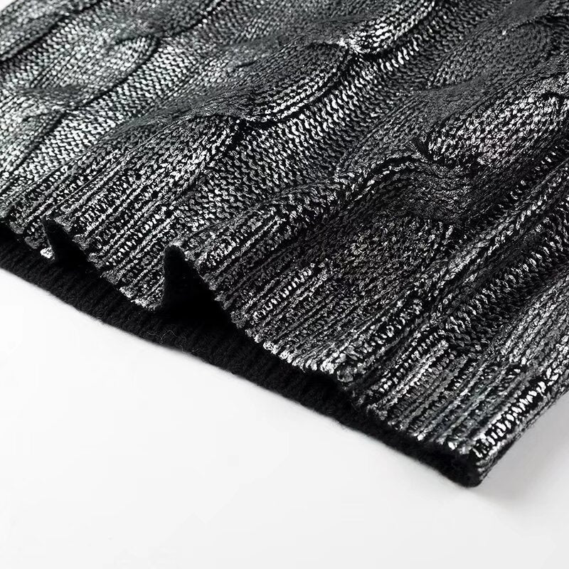 Damen Pullover mit strukturiertem Zopfmuster und Rundhalsausschnitt Drune