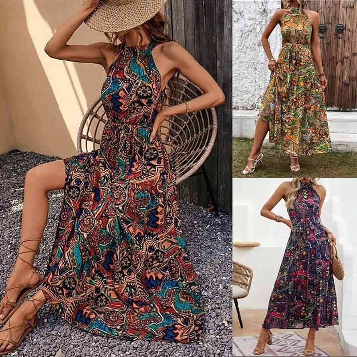Drune | Vintage Bohemian Halterkleid