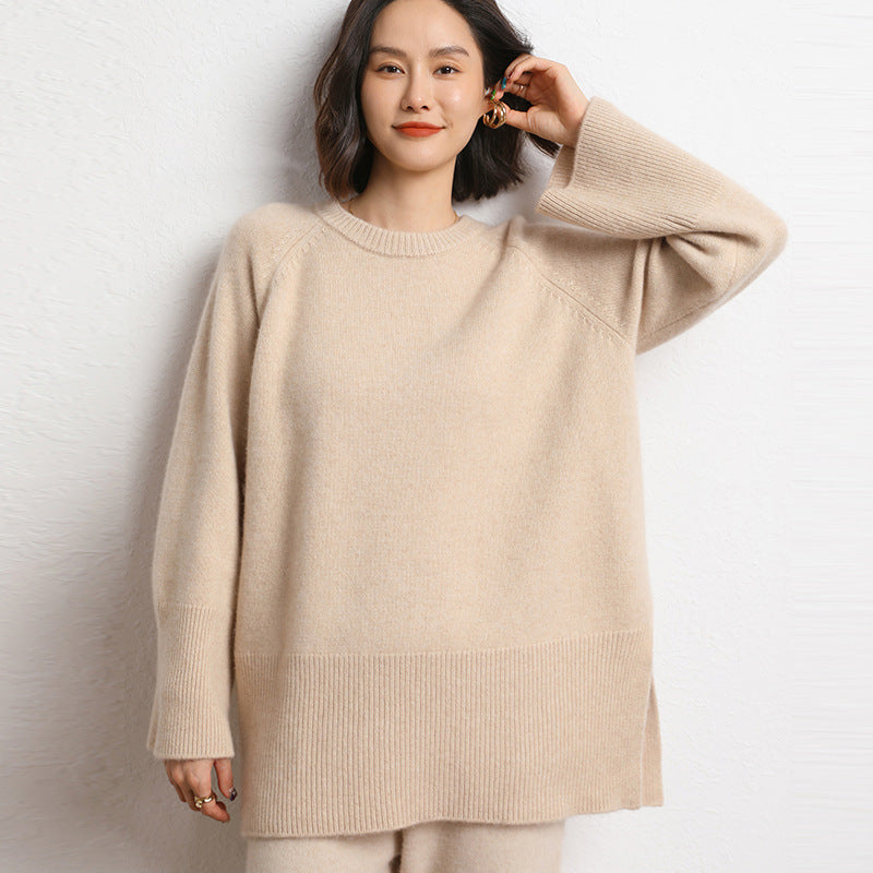 Damen Moderner Oversized Pullover Drune