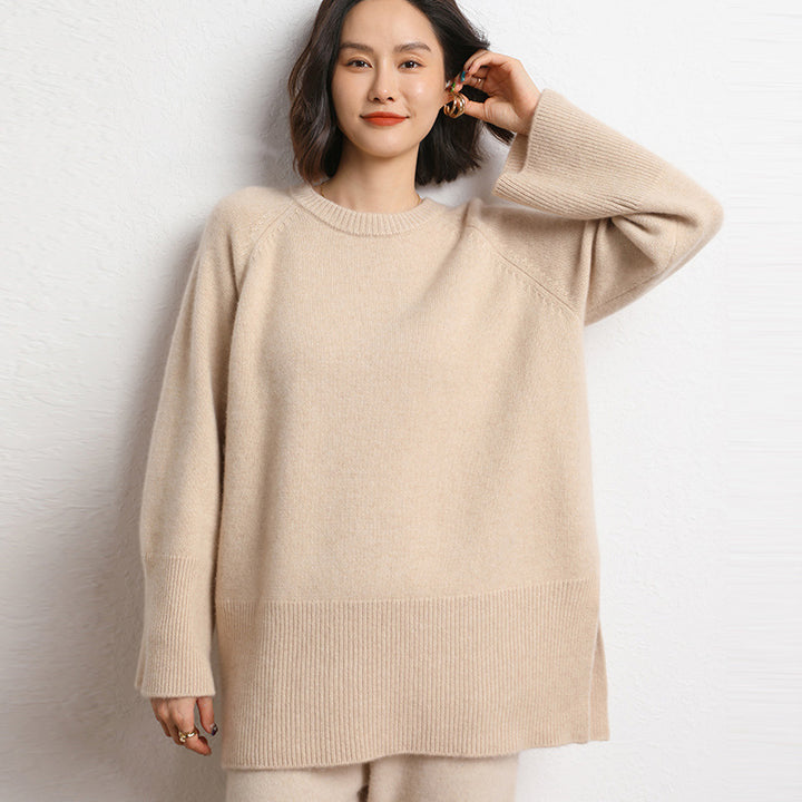 Damen Moderner Oversized Pullover Drune