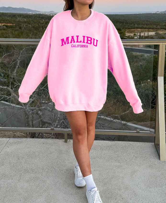Damen Sweatshirt mit lässigem California-Logo und weichem Material Drune