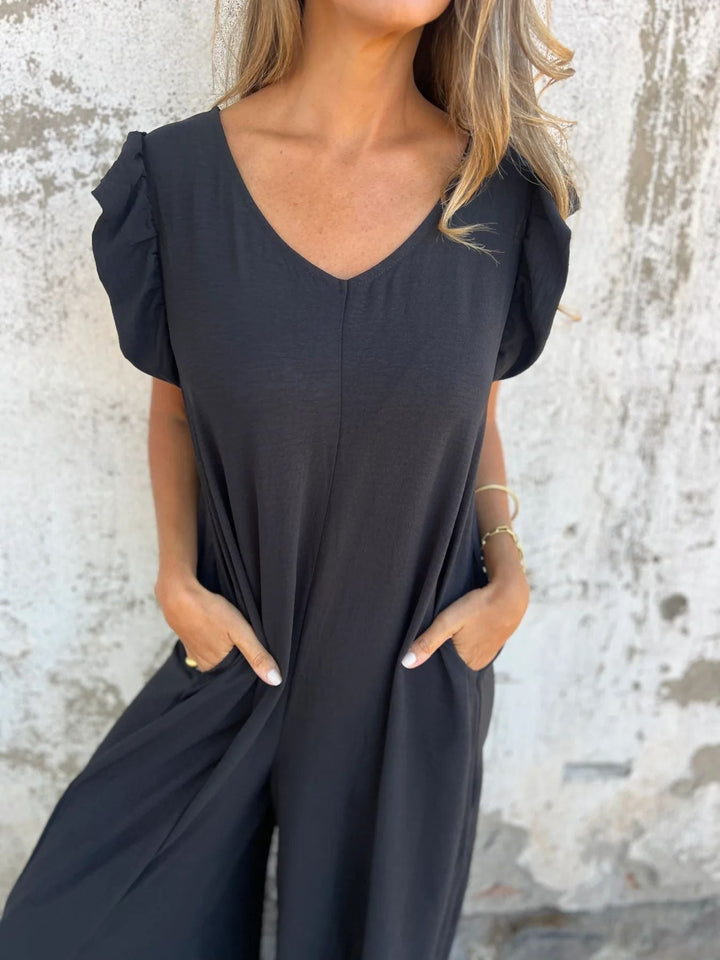 Damen Leichtes Maxikleid im modischen Leopardenlook mit Seitentaschen Drune