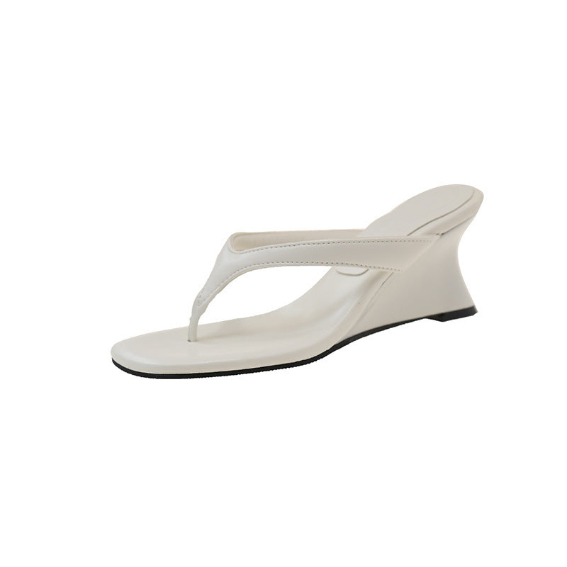 Damen Wedge Flip-Flops mit Komfort-Fit-Riemen Drune