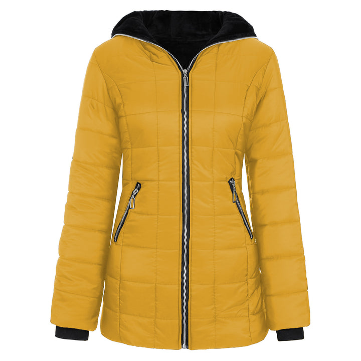 Damen Sportliche Funktionsjacke mit Kapuze und isolierendem Futter Drune