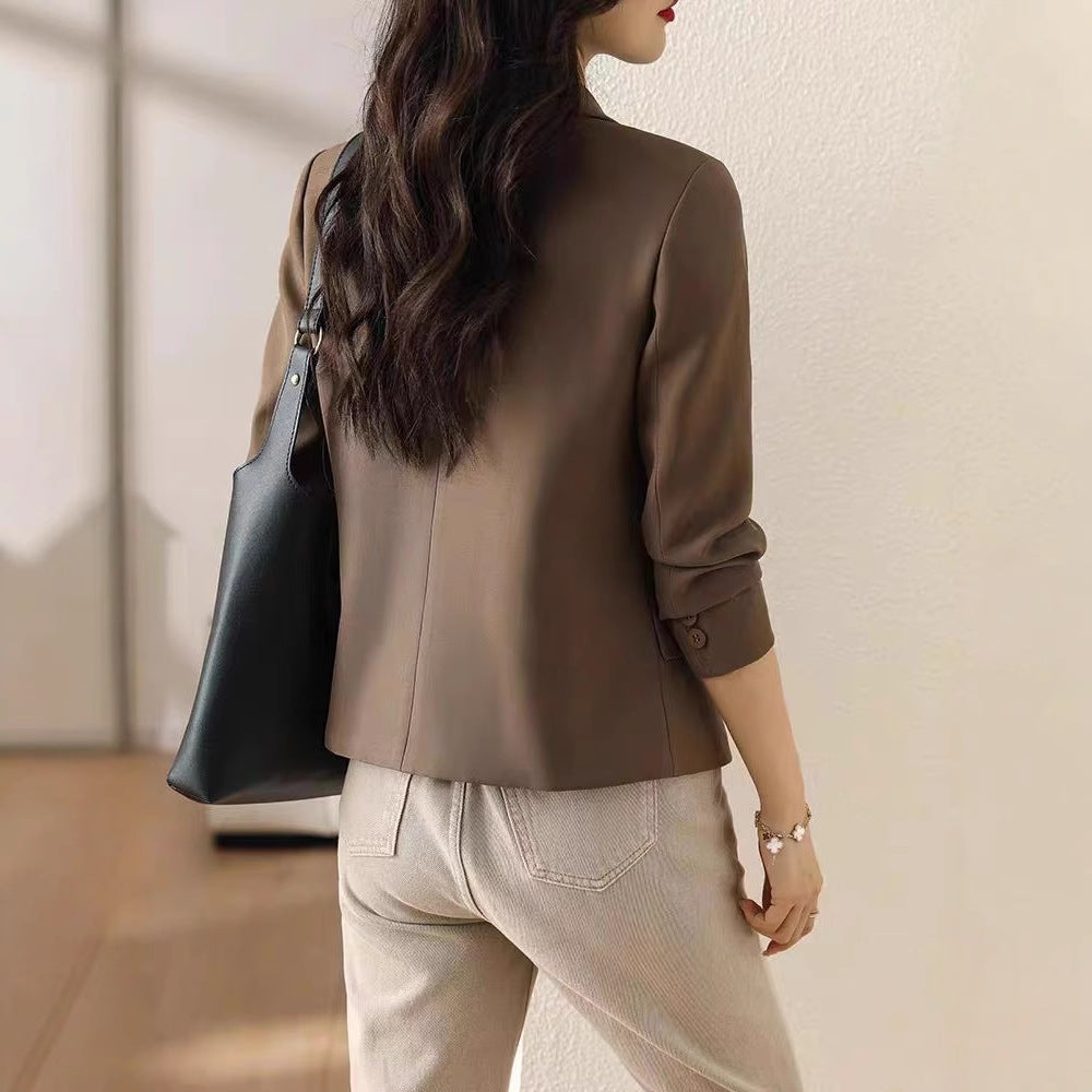 Damen Modischer Blazer mit tailliertem Schnitt Drune