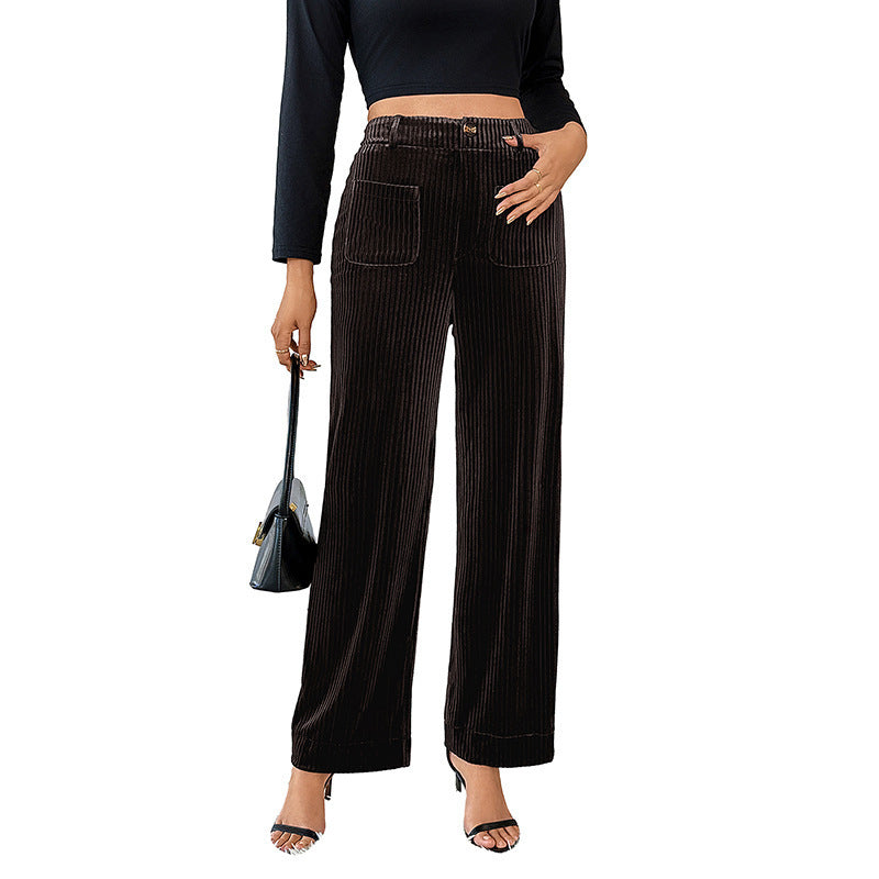 Damen Cropped Langarmoberteil mit elegantem Rundhalsausschnitt und floralem Design Drune