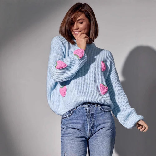 Damen Pullover mit einzigartigem Herzdesign Drune