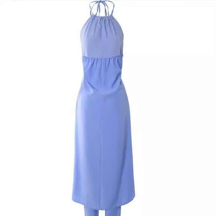 Damen Eleganter Zweiteiler mit stilvollem Mantel und cropped Hose Drune