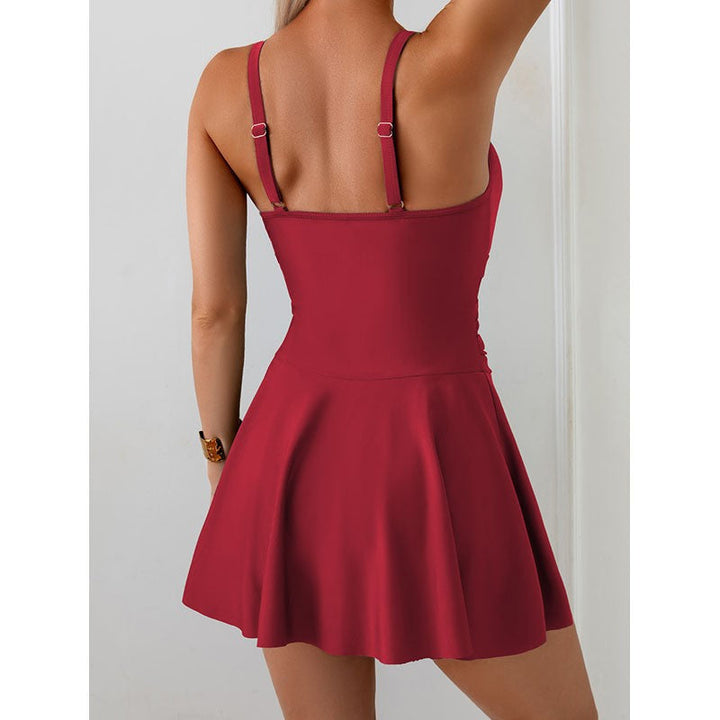 Damen Sportlicher Badeanzug mit schickem Rock Drune