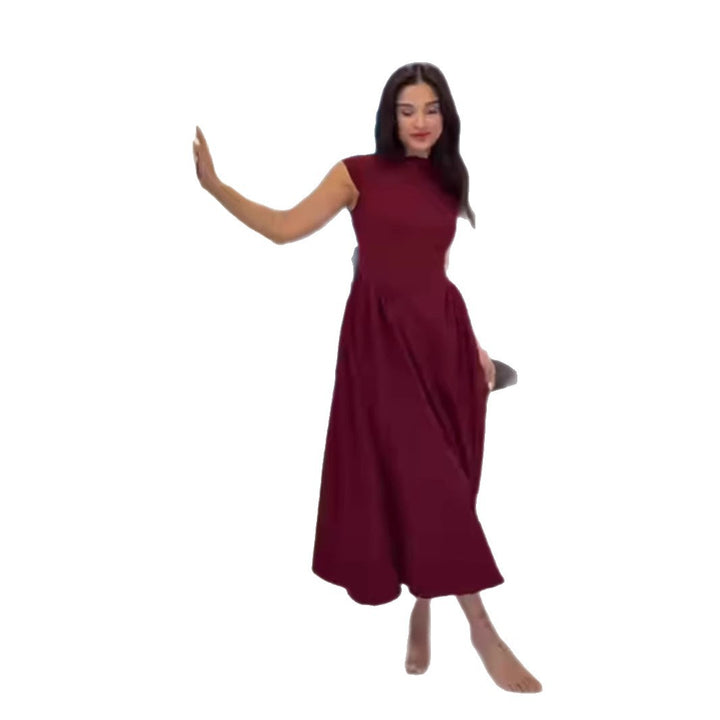 Damen Langarm Kleid mit figurumspielendem Schnitt Drune