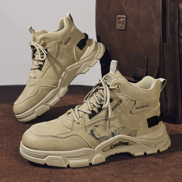 Damen Sportliche High-Top Sneakers mit atmungsaktivem Obermaterial und rutschfester Sohle Drune